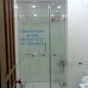 phòng tắm kính tại Hà Tĩnh